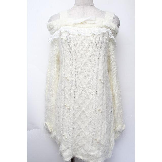 LIZ LISA / 肩開きニットチュニック オフ S-25-11-24-015-LO-OP-AS-ZS