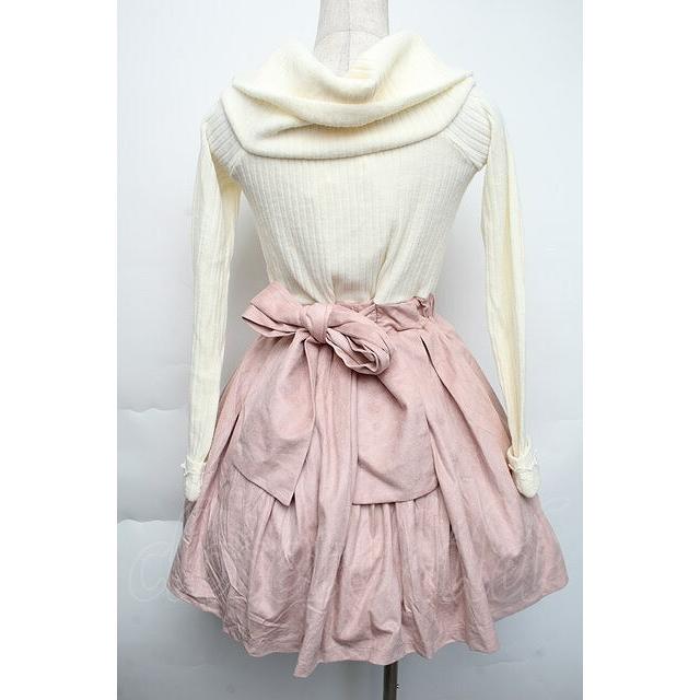 LIZ LISA / ニット切替ワンピース オフxピンク S-25-11-24-031-LO-OP