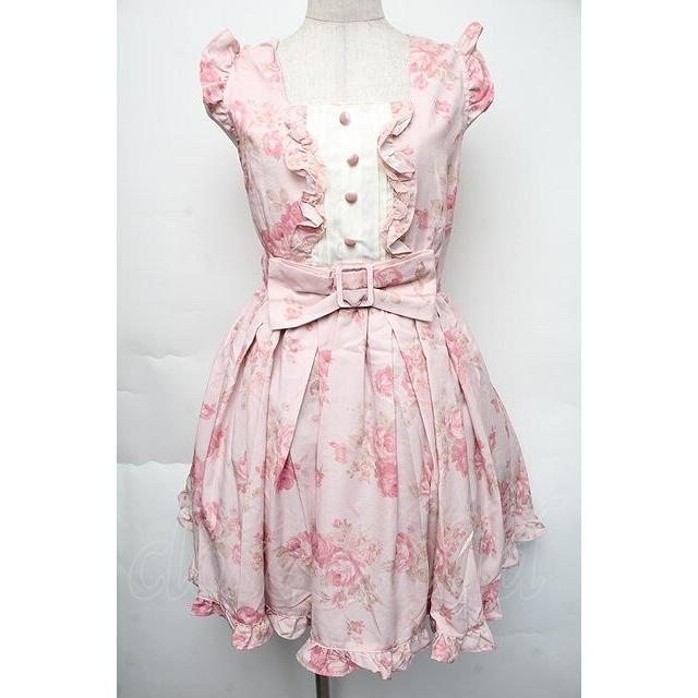 LIZ LISA / パラソル柄ワンピース ピンク S-25-11-24-036-LO-OP-HR-ZS