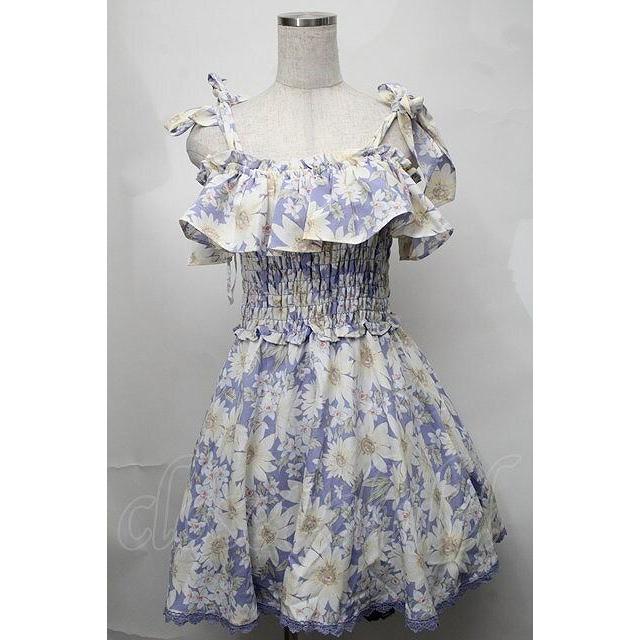 リズリサ花柄ワンピース LIZ LISA - ☆リズリサLIZLISA☆胸元編み上げリボン☆後ろ