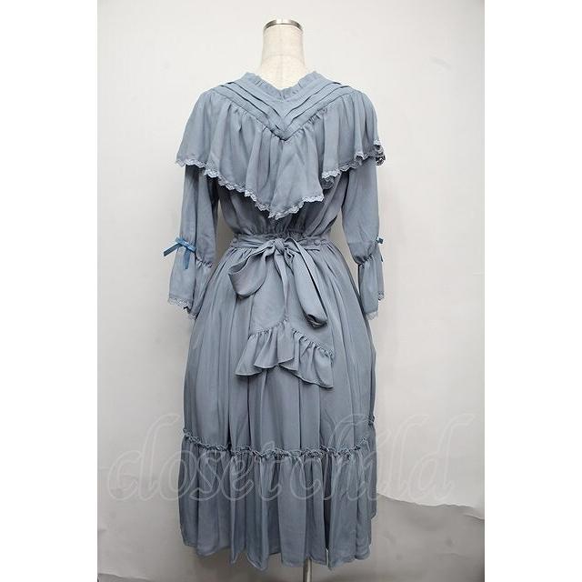 BABYMarquise ワンピースsaxe BABYMarquise ワンピースsaxe 花ブーケレース刺しゅう ワンピース