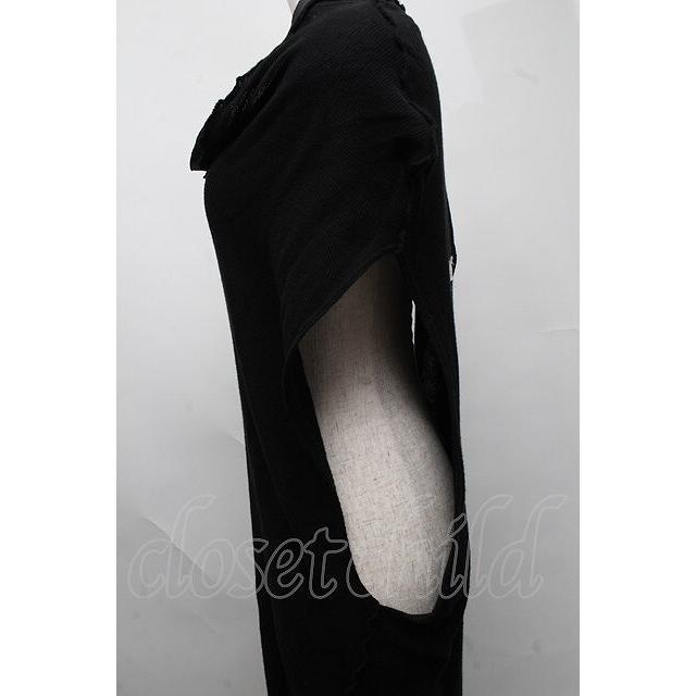 alice auaa / ドレープネックコットンカットソー 1 黒 S-25-07