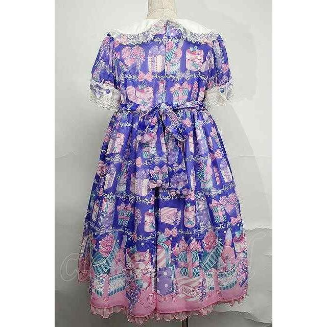 Angelic Pretty / ラッピングハートワンピース ラベンダー S-25-09-02