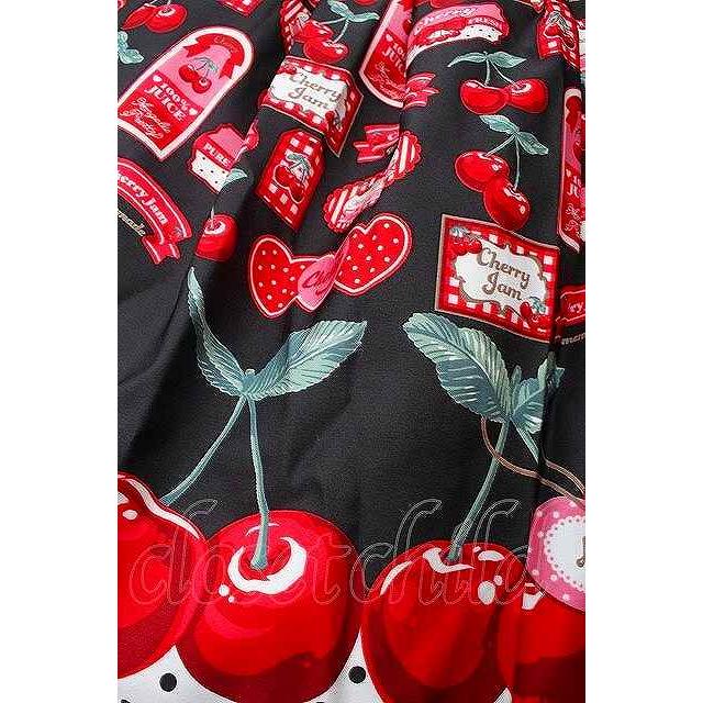 Angelic Pretty / Cherry Jam Labelジャンパースカート 黒 S-25-09-02