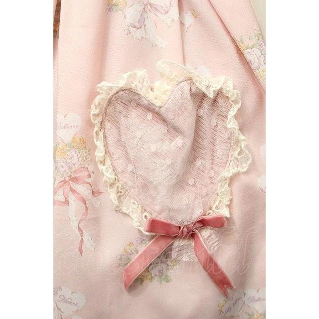 LIZLISA リズリサ ハートバルーン柄ワンピース LIZ LISA / ハートバルーン柄ワンピース ピンク S-25-10-12-035