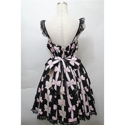 Angelic Pretty / Jewelry Ribbon Princessジャンパースカート 黒 S-25