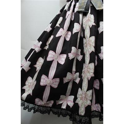 Angelic Pretty / Jewelry Ribbon Princessジャンパースカート 黒 S-25