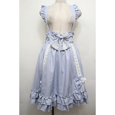 Amavel / Dreamy Ribbon Wrappingフリルスカート サックス S-26-03-29