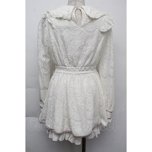 LIZ LISA / レースセットアップ 白xピンク S-25-11-26-031-LO-OP-AS