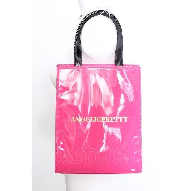 Angelic Pretty / ショッパー風トート ピンク S-26-06-02-1052-AP-BG