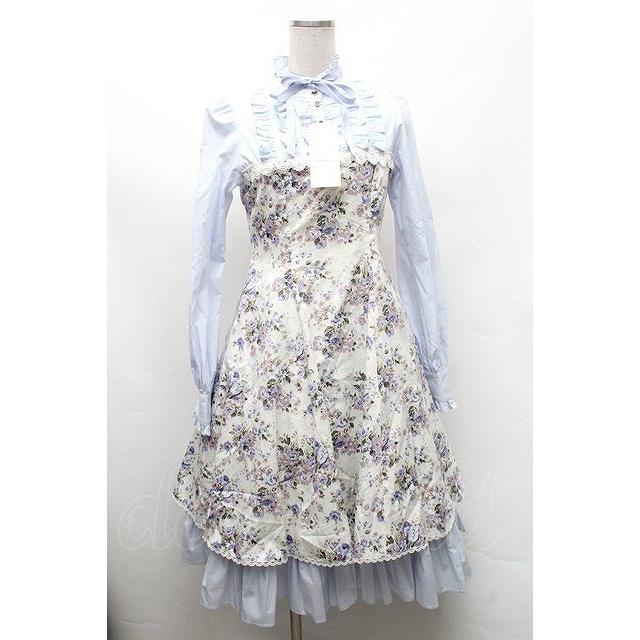 Victorian maiden / ロココブーケアルカンシェルドールドレス ブルー S