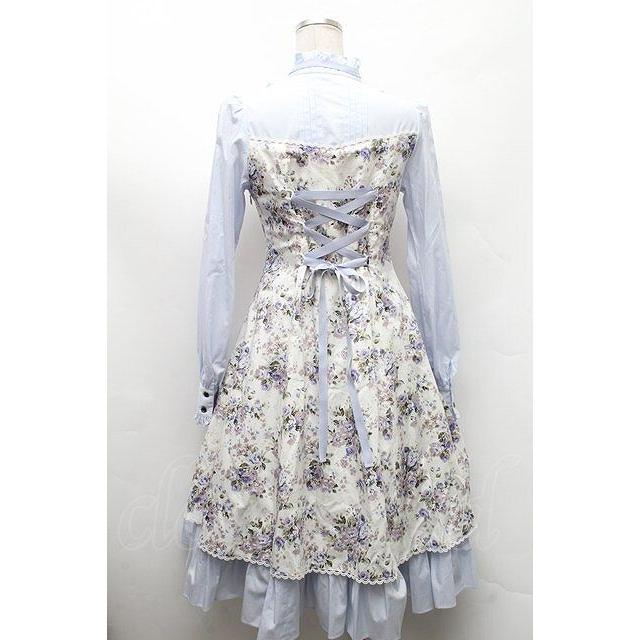 Victorian maiden / ロココブーケアルカンシェルドールドレス ブルー S