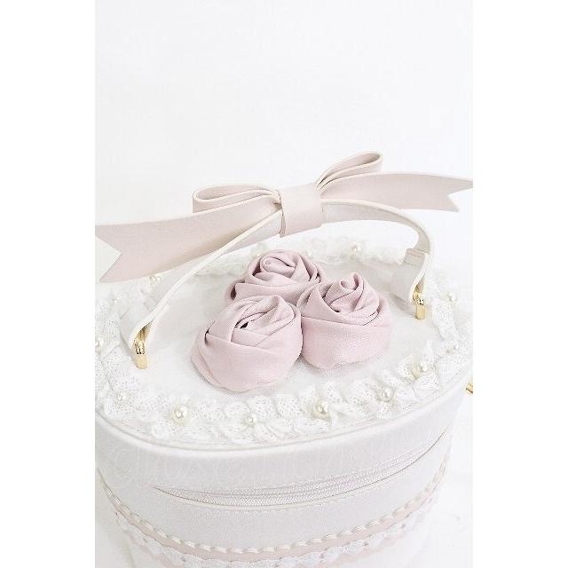 Maison de FLEUR / アニバーサリーケーキバッグ 白 S-26-05-15-007-LO 