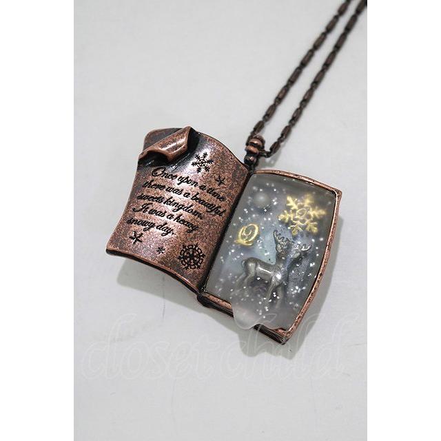 Q-pot. / スイートウィンターストーリーブックネックレス/オルゴール
