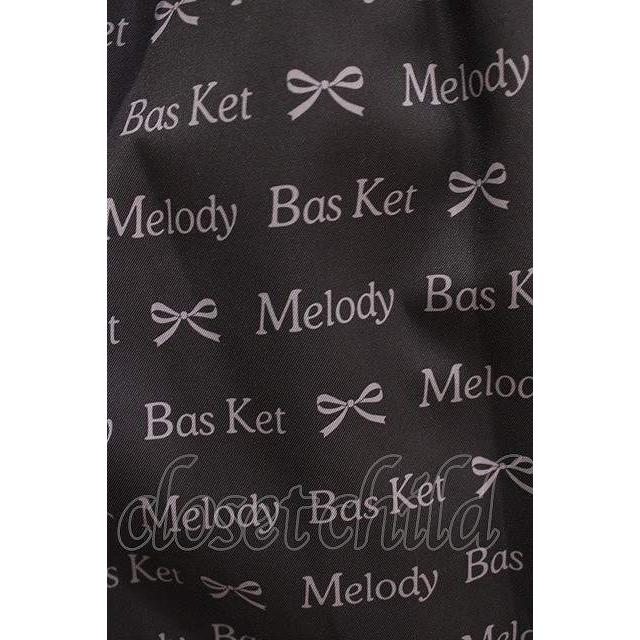 Melody BasKet / ロゴ＆リボンワンピース M ダークブラウン H-26-03-09