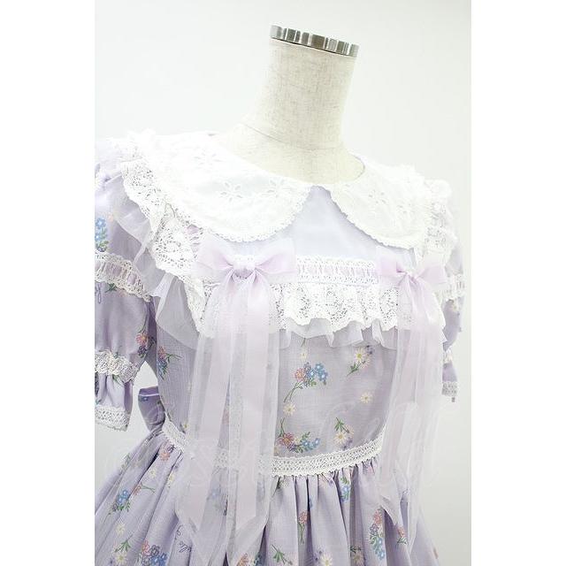 Angelic Pretty / Flower Kittenワンピース Free ラベンダー H Angelic Pretty / Flower Kittenワンピース Free ラベンダー H