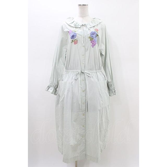 Jane Marple Dans le Salon フラワープリントドレス Jane Marple Dans Le Salon / Jardin Des Fleurs Embroideryドレス