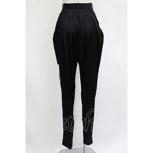 alice auaa 1998AW 初期タグ　パンツ alice auaa / タックテーパードパンツ 4(約7号) ブラック H-26-08-04