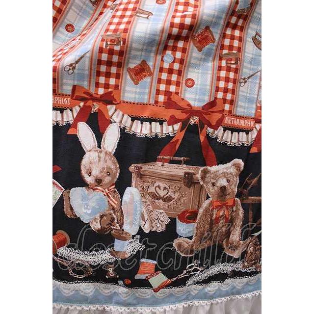 metamorphose / Happy Sewing Timeワンピース サイズ1 サックス赤 H-25