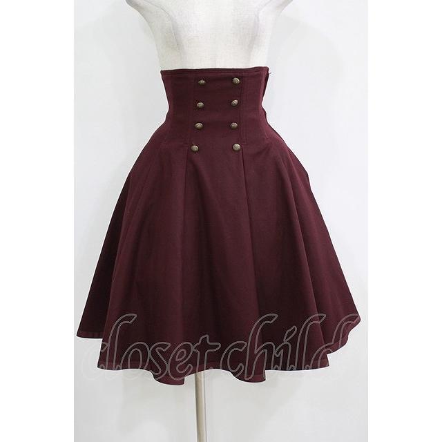 EXCENTRIQUE / Concertoコルセットスカート S/M ボルドー H-25-10-28