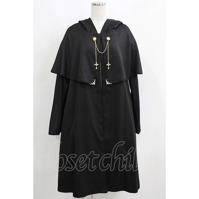 Amavel / Fantasic Vampireケープ付きローブ Free ブラック H-25-05-28