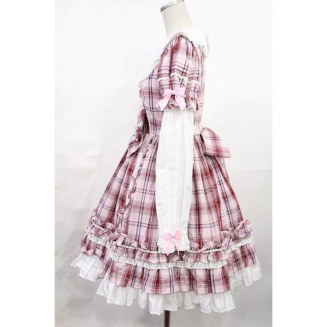 【最終】Angelic Pretty DollyGirl付け袖ワンピース ピンク 最終】Angelic Pretty DollyGirl付け袖ワンピース ピンク