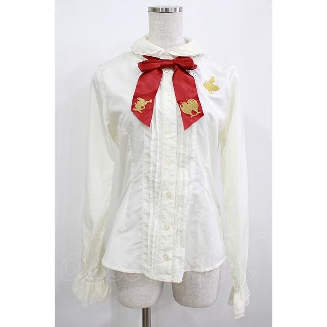 BABY,THE STARS SHINE BRIGHT / Alice Red&Black ブラウス M 生成り H