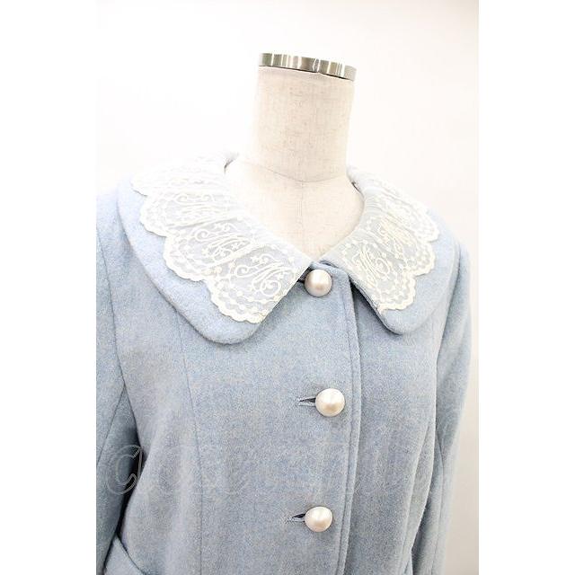 Melody BasKet / Sweet princessコート M サックス H-25-07-11