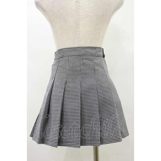 MORPH8NE / OFF SKIRT S ブラック×ホワイト H-25-11-16-010-PU-SK-KB 