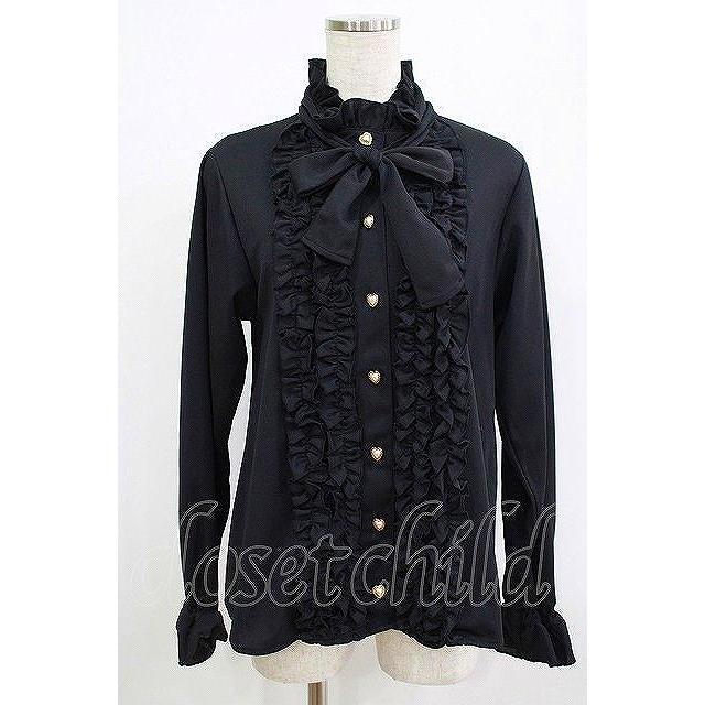 Physical Drop / 【遮熱・UV】スタンドカラーフリルブラウス Free