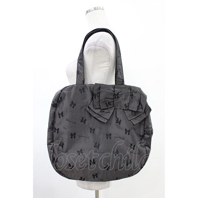 Jane Marple / Memory ribbon Jacquard bag ブラウン H-26-03-05-014