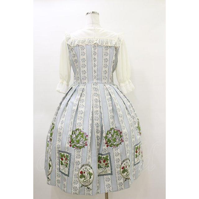 melody basket Rabbit cardワンピース Melody BasKet / Berry galleryチュール切替ワンピース サックス H-26