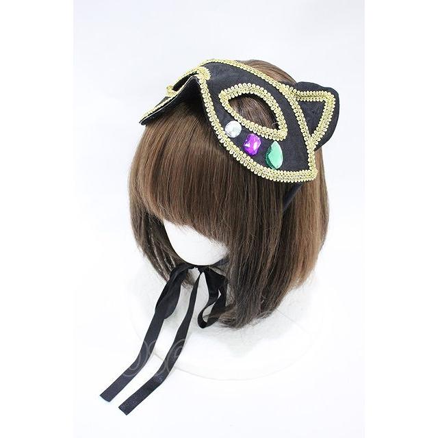 ATELIER Ruby / Mask Headdress 黒 H-26-05-17-1001-EL-ZA-KB-ZH ...