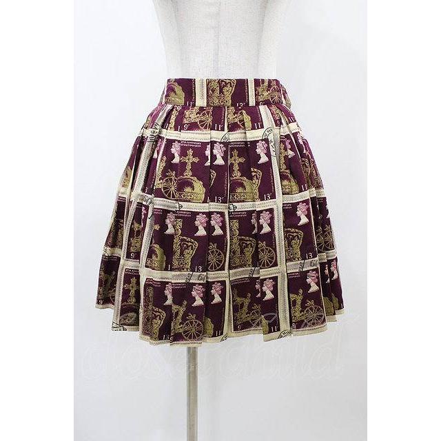 Jane Marple / Royal Stampのミニスカート ボルドー H-25-12-02-1047