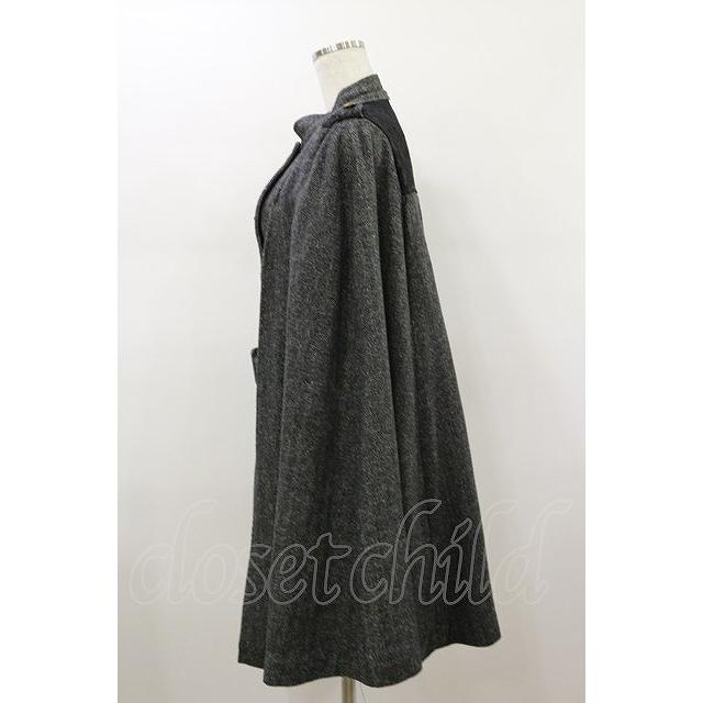 axes femme / ナポレオンマント風コート M グレー H-26-01-18-043-AX
