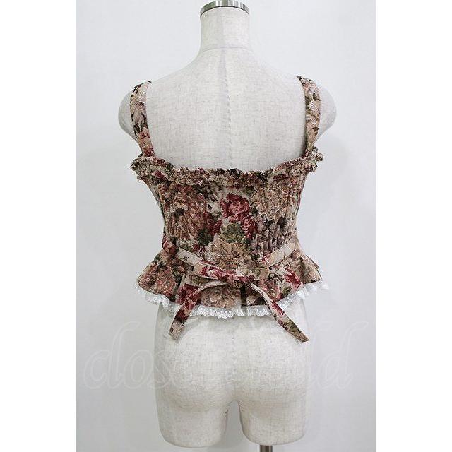 【セット売り】ヴィクトリアンメイデン 薔薇ゴブランタペストリーフリルビスチェ Victorian maiden / 薔薇ゴブランタペストリーフリルビスチェ Free