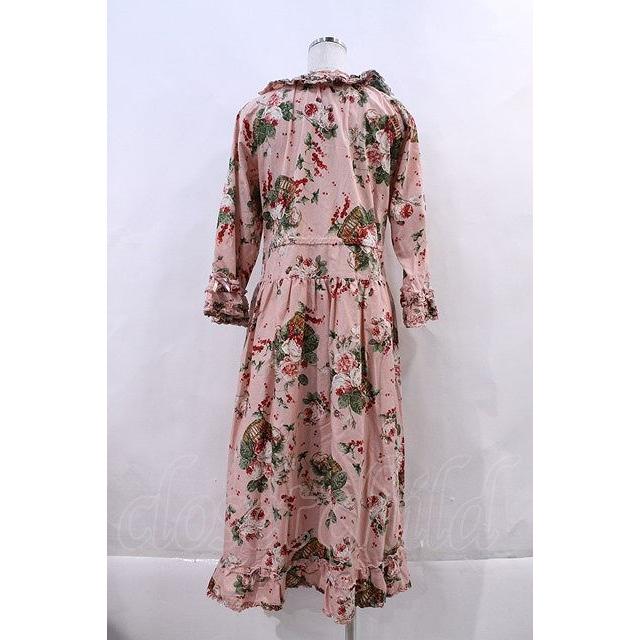 エターナルローズプリントワンピース☆ピンクハウス☆新品 エターナルローズプリントワンピース☆ピンクハウス☆新品 PINK HOUSE