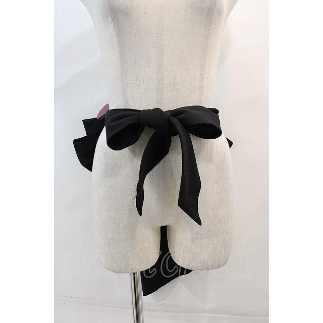 Ozz oneste / 飾りリボン帯 黒X青 I-24-04-17-099-OO-ZA-HD-ZI