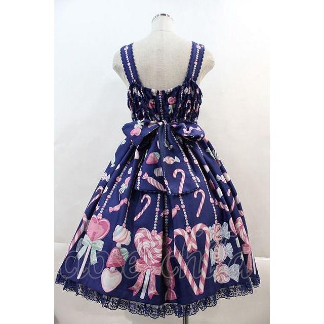 Angelic Pretty Candy Ornament ネイビー Angelic Pretty / Candy Ornamentジャンパースカート ネイビー I