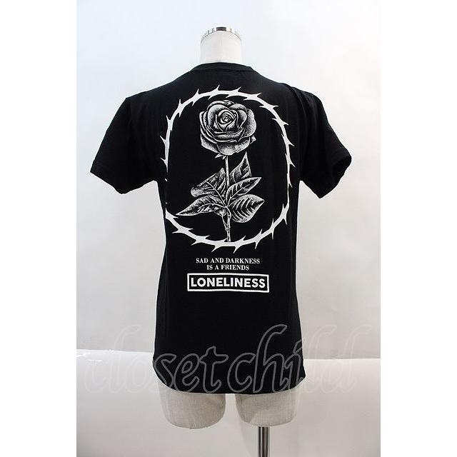 SALE】KRY CLOTHING / Tシャツ.「DOKU」 黒X白 I-24-10-29-037-EL-TS