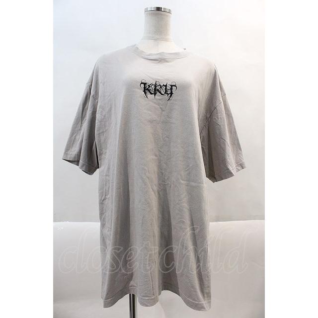 SALE】KRY CLOTHING / NAWA BIG TEE グレーX黒 I-24-10-29-038-EL-TO
