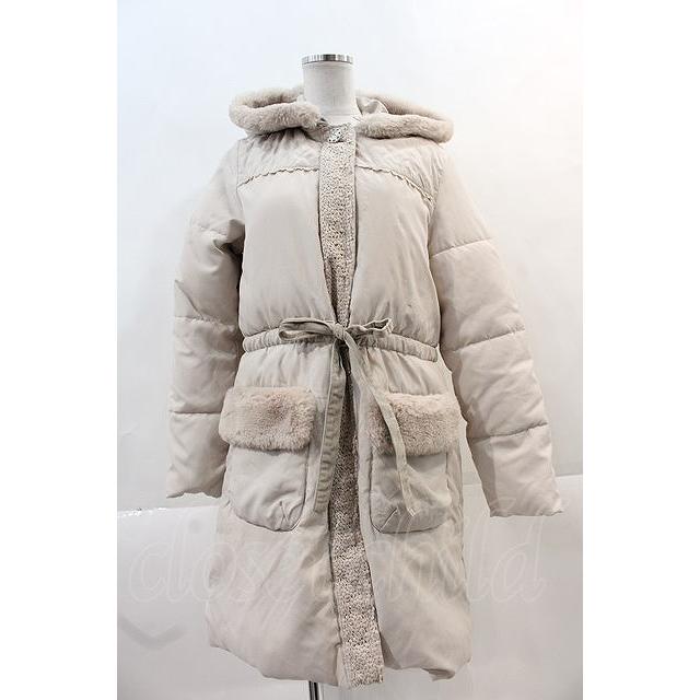 SALE】axes femme / 中綿フェミニンエアコンダウン アイボリー I-24-12 