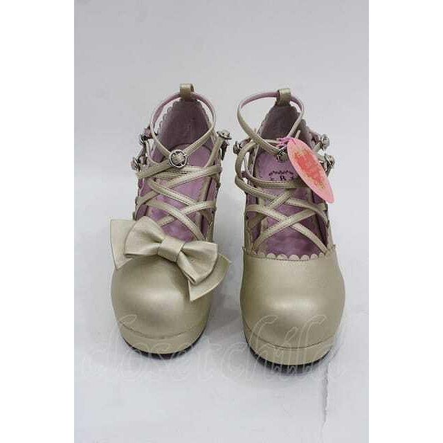 BABY,THE STARS SHINE BRIGHT / ハニークロスシューズ M ゴールド I