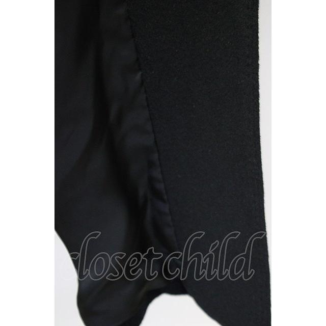 SALE】INGEBORG / 毛皮襟付きコート ブラック T-25-01-31-024-LO-CO-SA