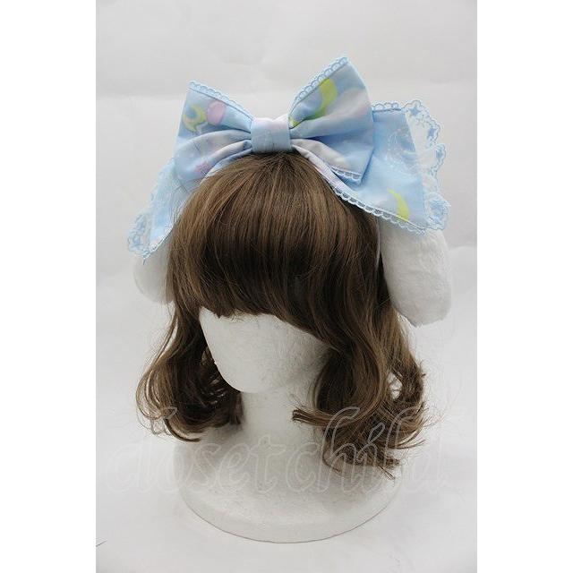 Angelic Pretty／夢見るプレゼントスカート&カチューシャ未使用 Angelic Pretty / Fluffy Puff BunnyジャンパースカートSet 黒 Y