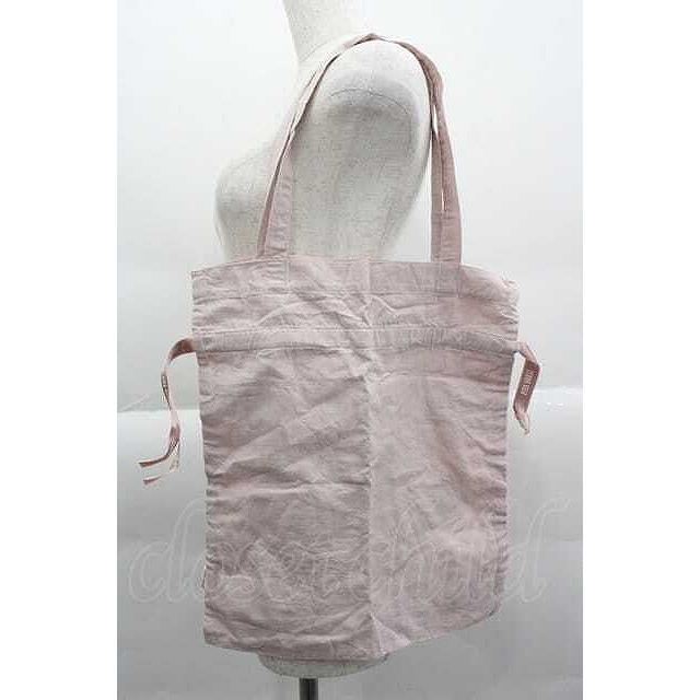 PINK HOUSE Hello Kitty バッグ PINK HOUSE / HOUSE×HELLO KITTY ネームワッペン使い巾着バッグ ピンク