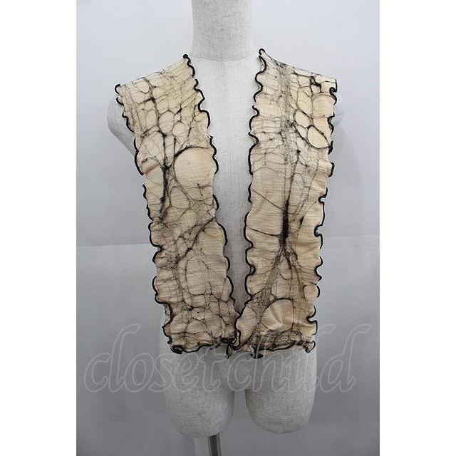 alice auaa / Netアームカバー 2 アイボリーX黒 I-25-05-11-018-AA-ZA