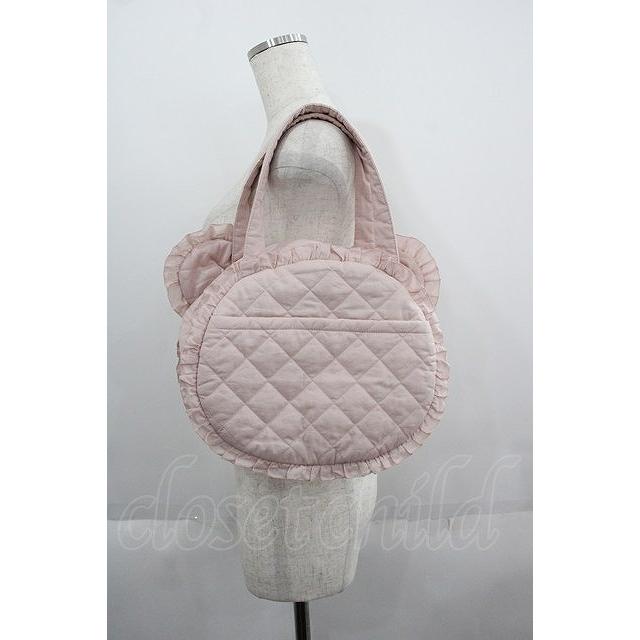 ピンクハウス　Teddyシルエットフリルバッグ　ピンク PINK HOUSE / Teddyシルエットフリルバッグ ピンク I-25-05-19