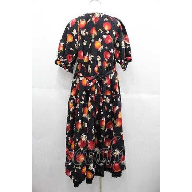 PINK HOUSE×HELLO KITTY Patterned ワンピース PINK HOUSE / HOUSE×HELLO KITTY Patterned One-piece 黒 I-25