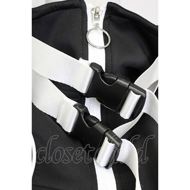 レフレム　サイバー　切り替えボリュームネック　半袖ジャージパーカー REFLEM / サイバー切り替えボリュームネック半袖ジャージ